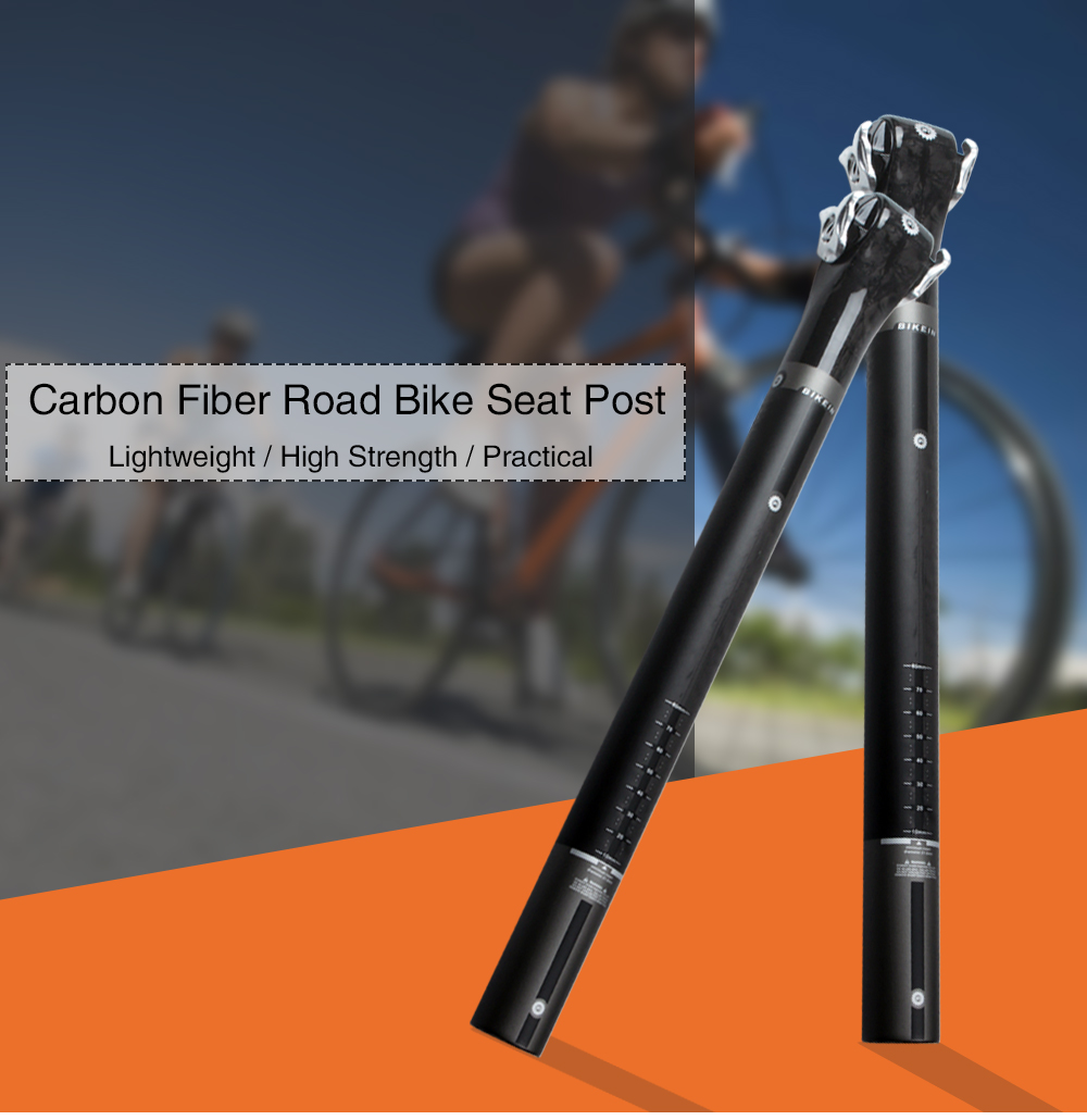 Carbon Fiber Road Bike Seatpost Bicycle Breaking Wind Suspension Seat Tube