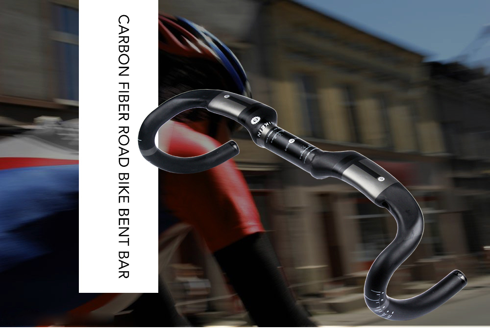 High Strength Full Carbon Fiber Road Bike Bent Bar Bicycle Handlebar