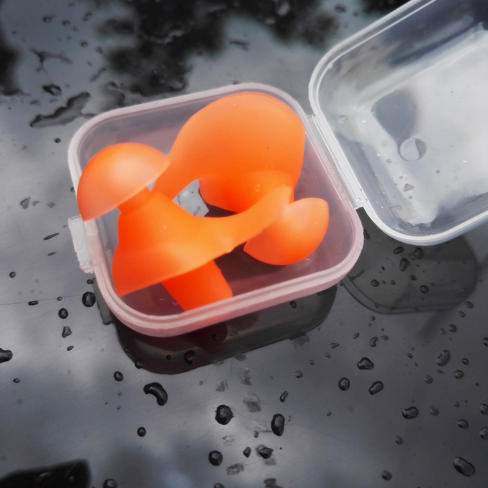 Professional Waterproof Soft Silicone Swimming Earplugs Adult Diving comfortable Anti-Noise EarPlug
