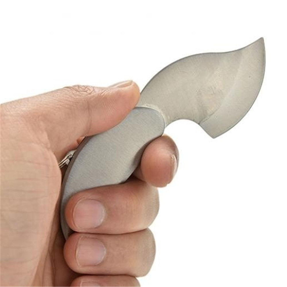 Outdoor Stainless Steel Leaf Knife