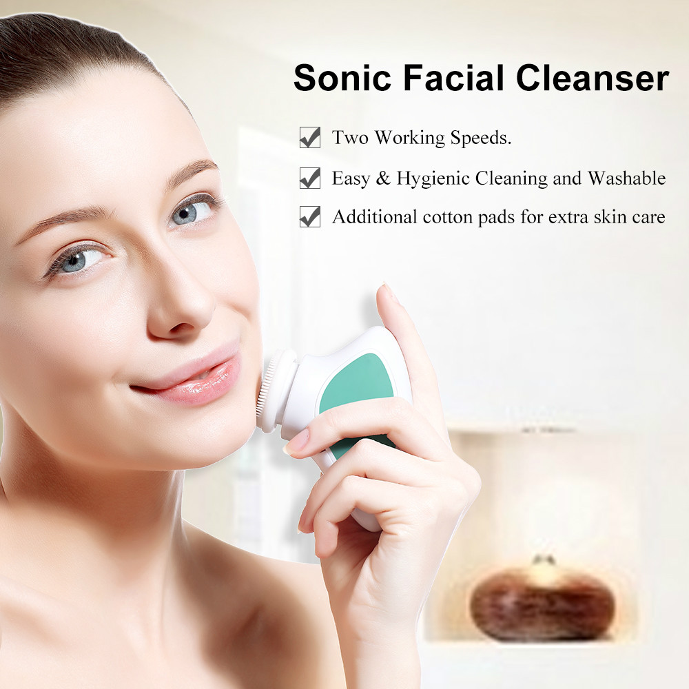 TOUCHBeauty TB-1288 Sonic Vibration Facial Cleansing Brush Portable Beauty Apparatus