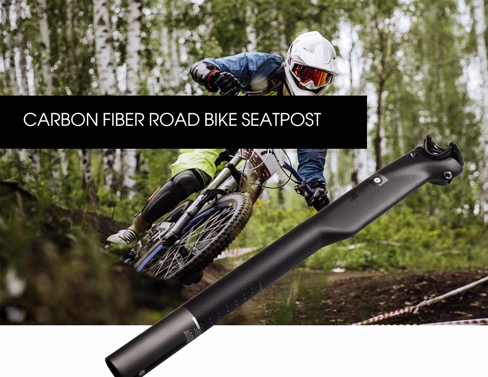 High Strength Mountain Road Bike Seatpost Carbon Fiber Bicycle Seat Tube