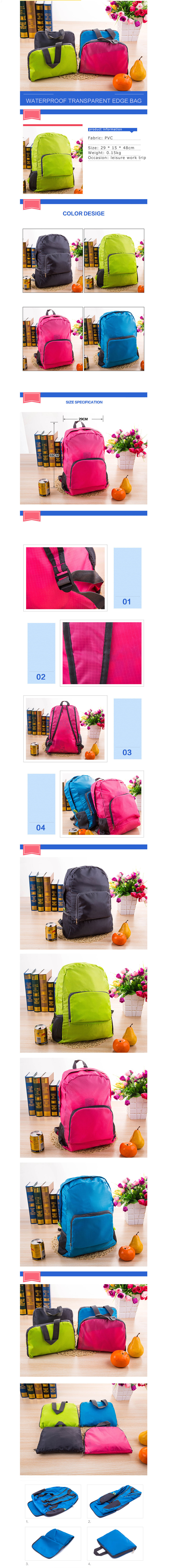 Outdoor Travel Folding Large Capacity Backpack Shoulder Bag