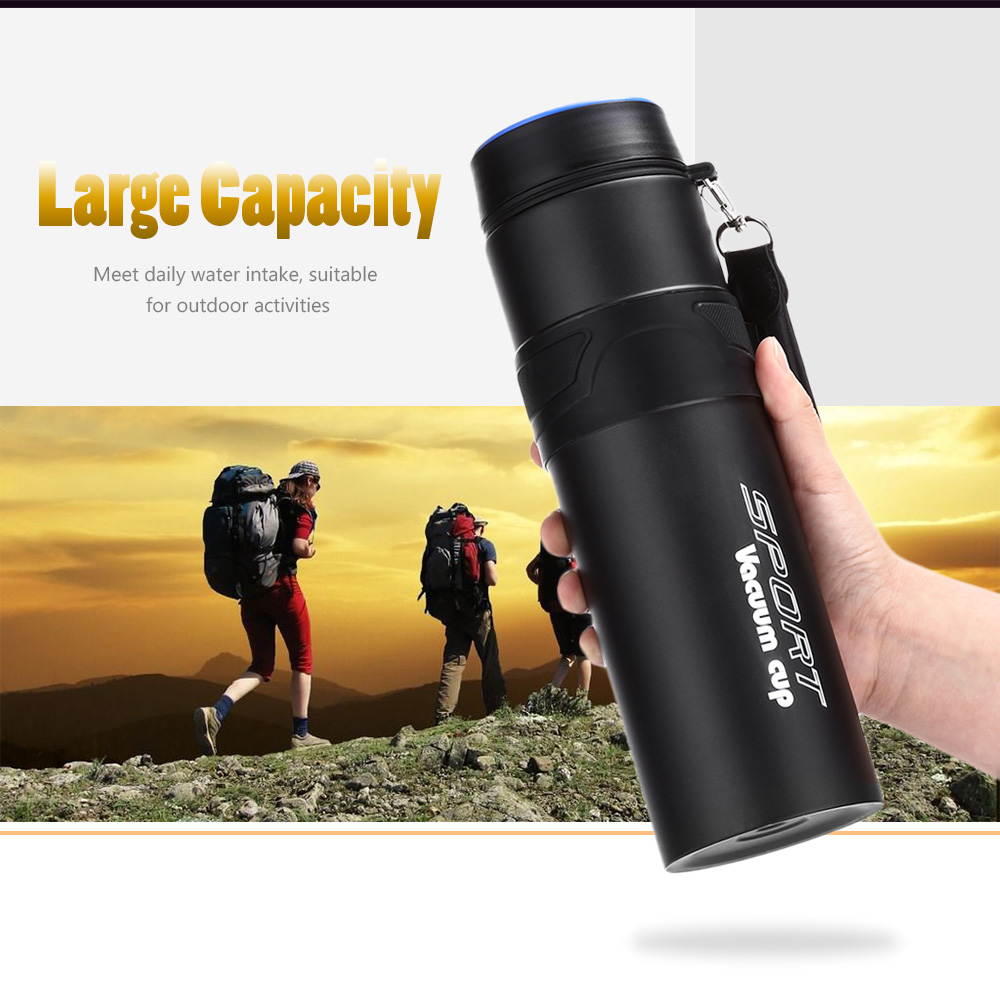 Large Capacity Insulated Mug Portable Space Cup Sports Water Kettle