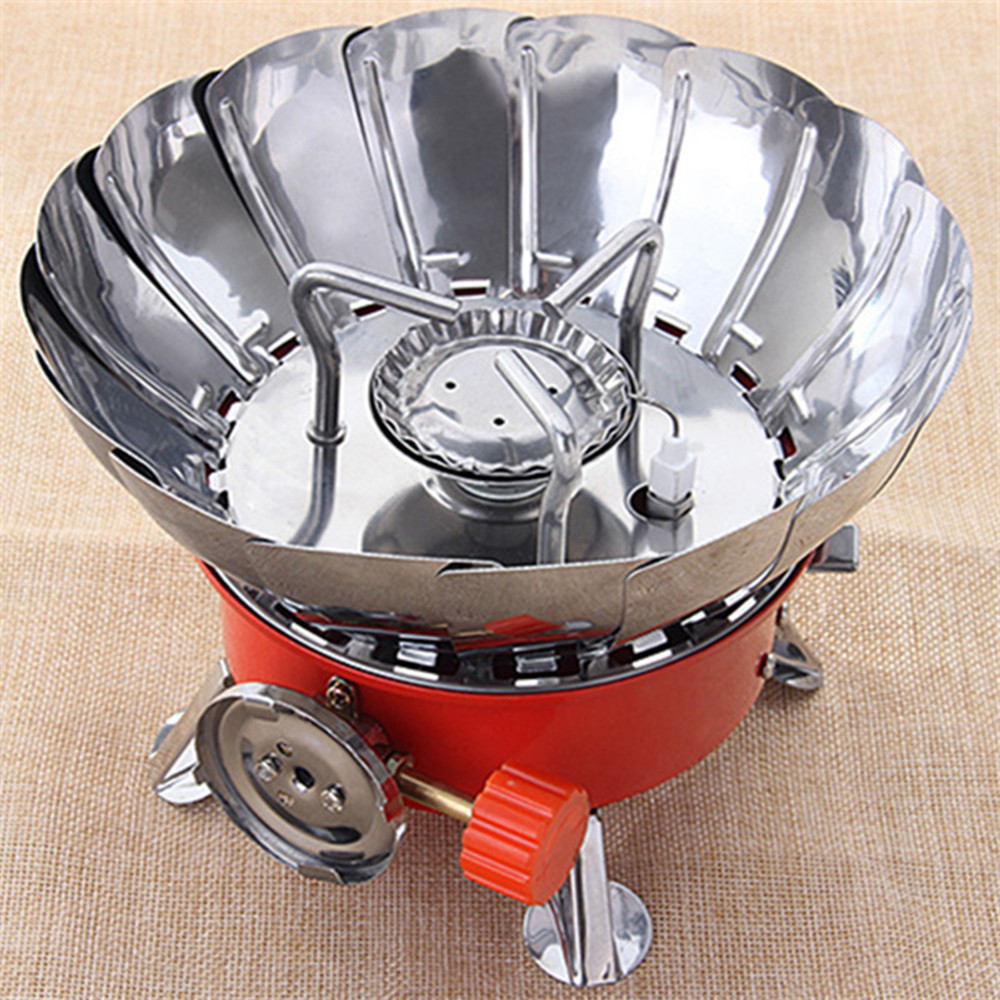Windproof Gas Stove Camping Steel Picnic Portable High Quality Outdoor Cooking Tools