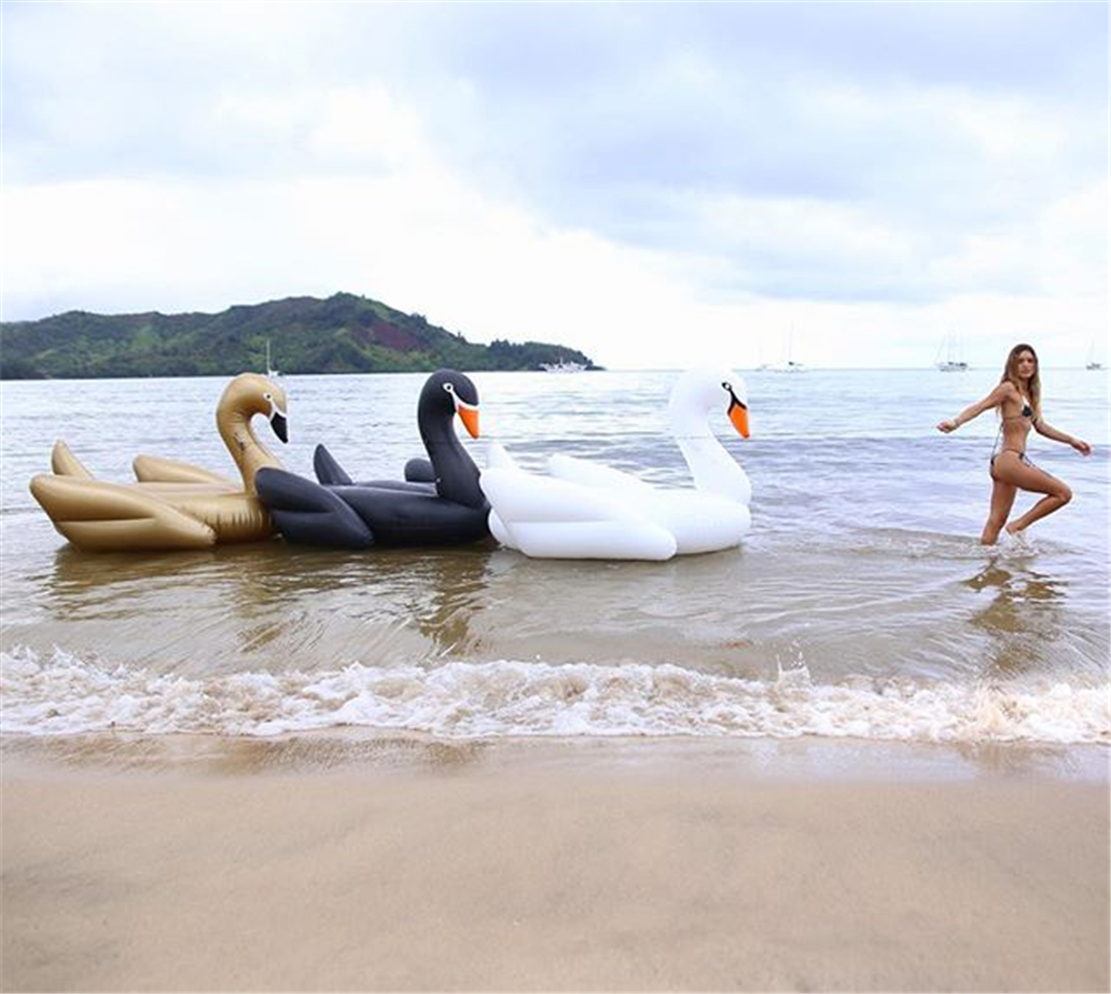 Giant Swan Inflatable Pool Float Row Water Fun Toy