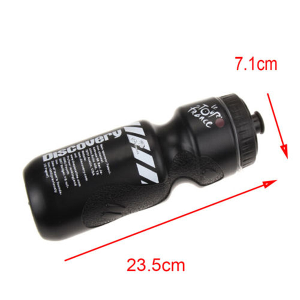 Portable Plastic Outdoor 650ML Mountain Bike Bicycle Cycling Sports Water Bottle