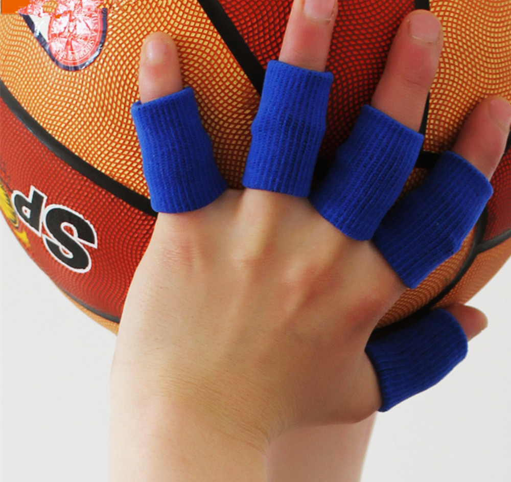 5PCS Professional Fingerstall Finger Gear Protective Cover Gloves for Basketball Volleyball Sport Gym