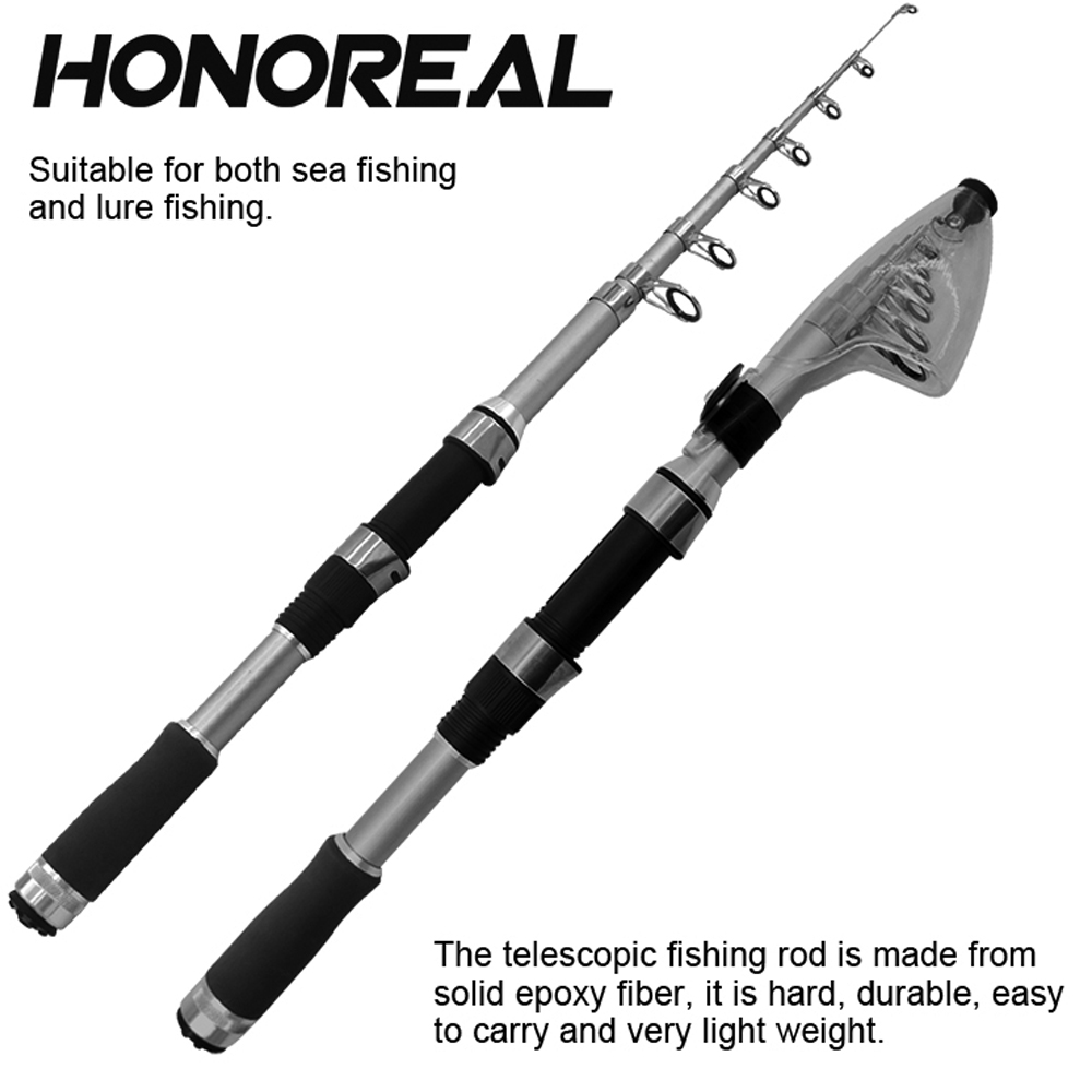 Portable Boat Telescopic Spinning Fishing Rod for Sea