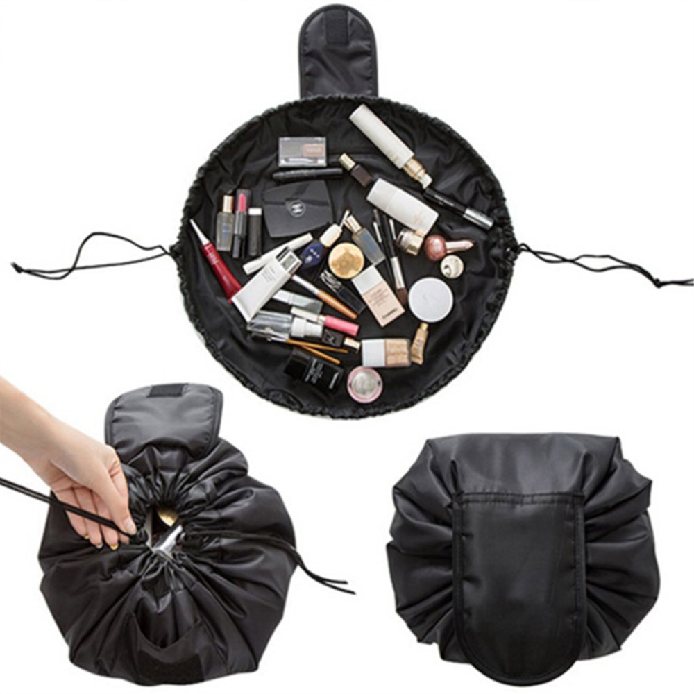 Portable Makeup Drawstring Storage Magic Travel Pouch Cosmetic Bag