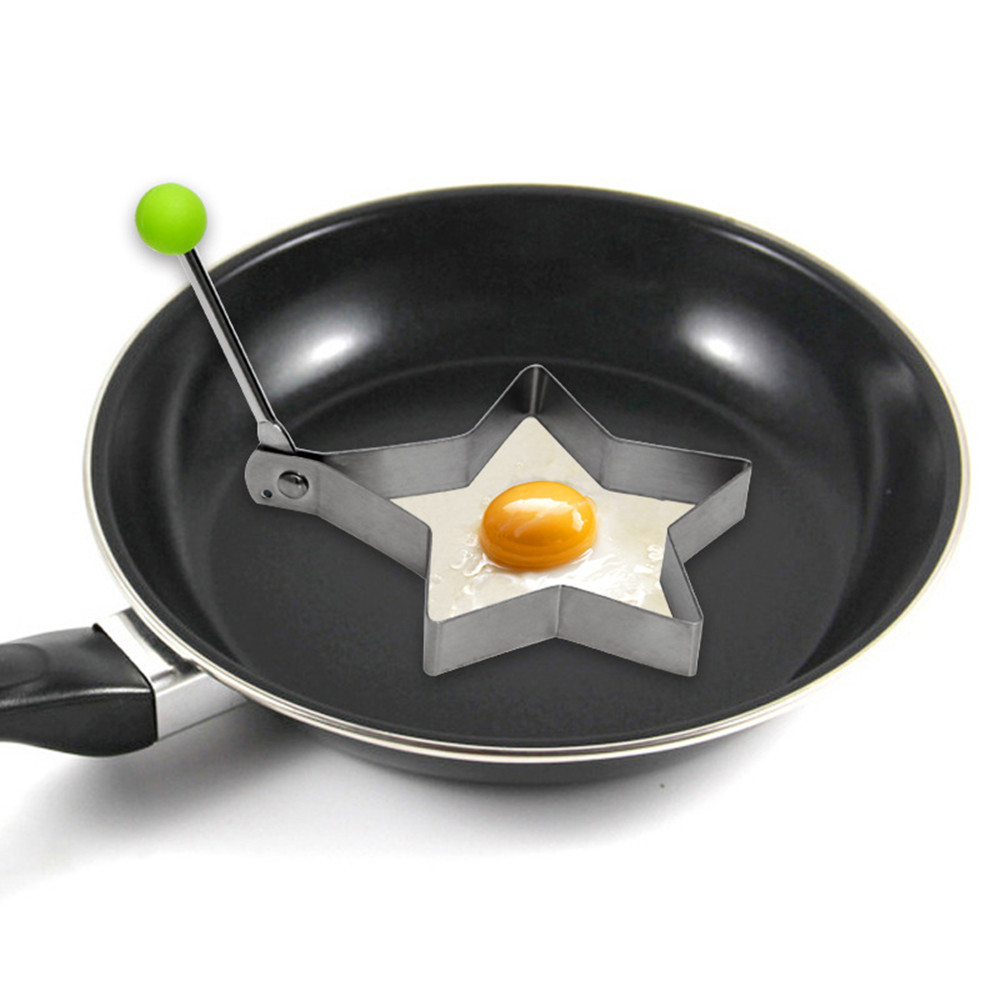 Stainless Steel Fry Eggs Star Type Pancakes for Breakfast in The Kitchen