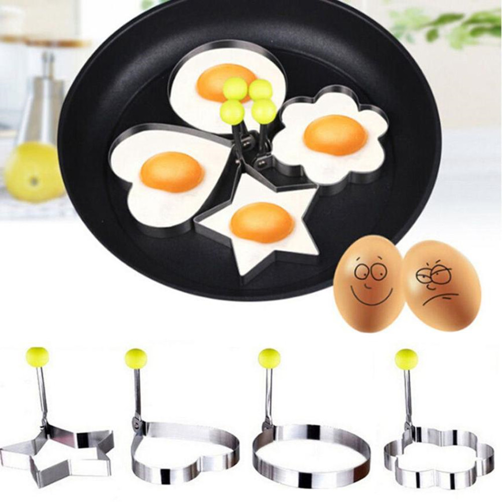 Quality Stainless Steel Fried Egg Shaper Pancake Mould Kitchen Cooking Tools
