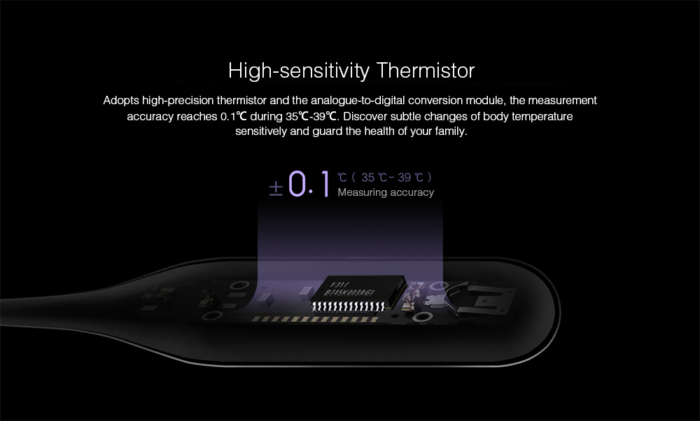 Xiaomi MMC - W201 Dual-purpose Portable LCD Medical Electronic Thermometer