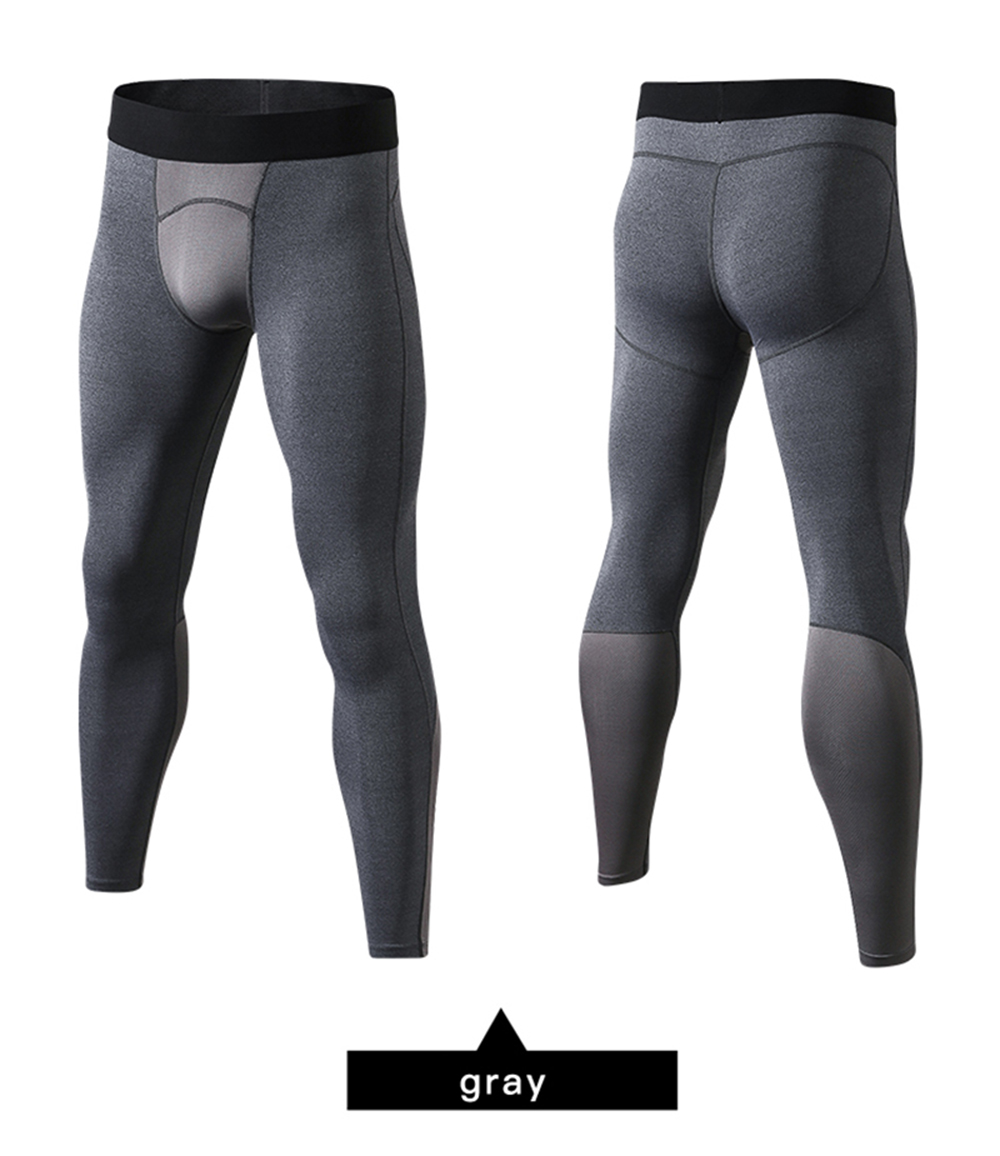 Fitness Men Sport Tights Running Pants Compression Bodybuilding Trousers