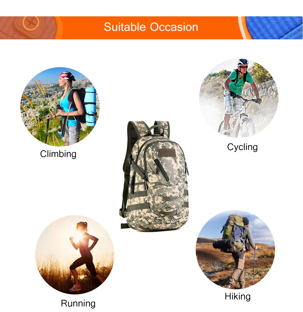 20L Waterproof Military Outdoor Traveling Cycling Backpack