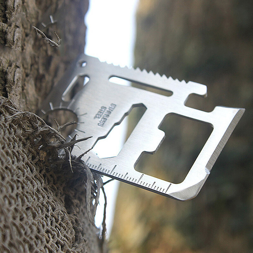 Multi-Function Survival Tool Wild Army Knife Card