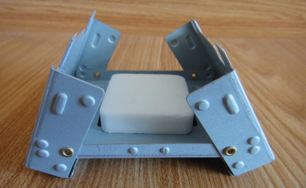 Ultralight Folding Pocket Stove with Solid Fuel