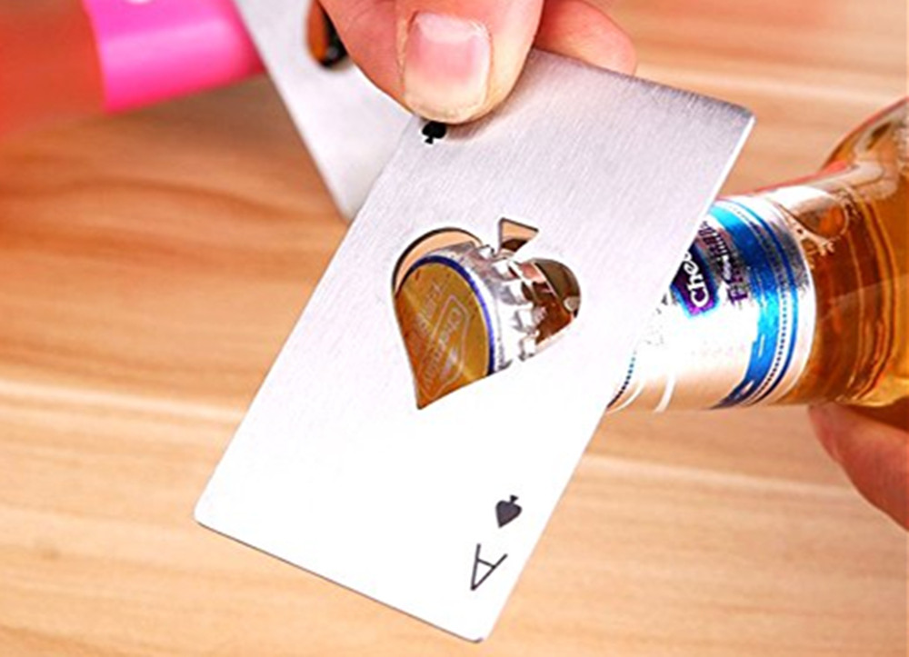Creative Poker Card Beer Bottle Opener Bottle Bar Tool
