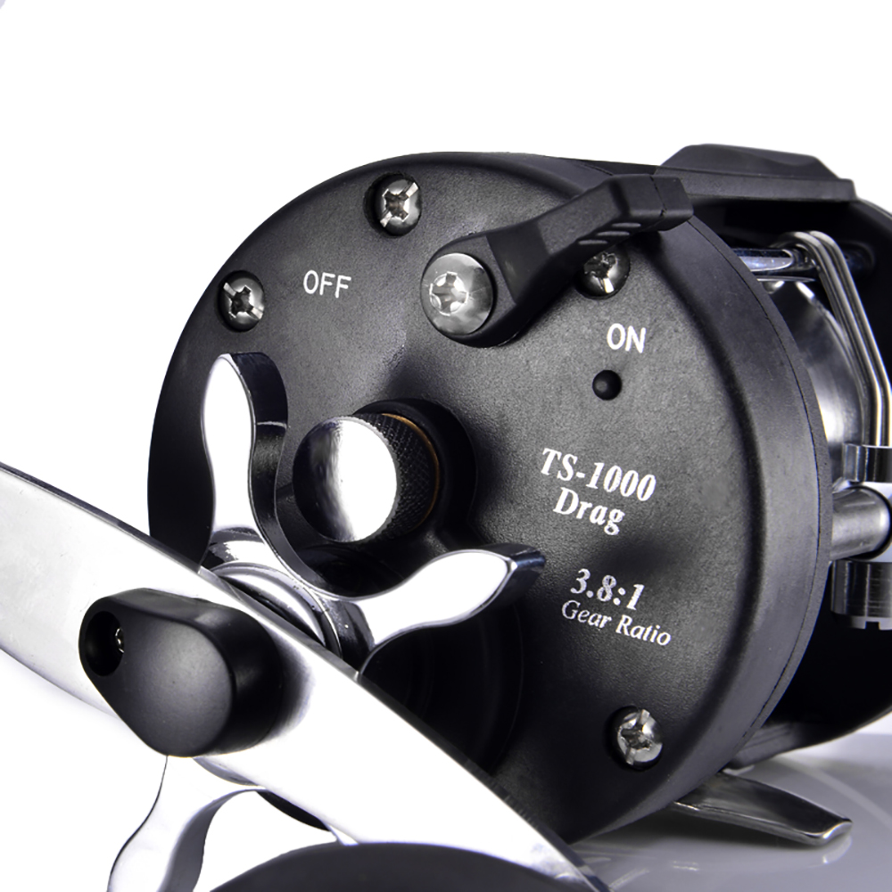 TSSD 3000L-4000L Black Metal Spool Right Hand Casting Sea Trolling Fishing Reel