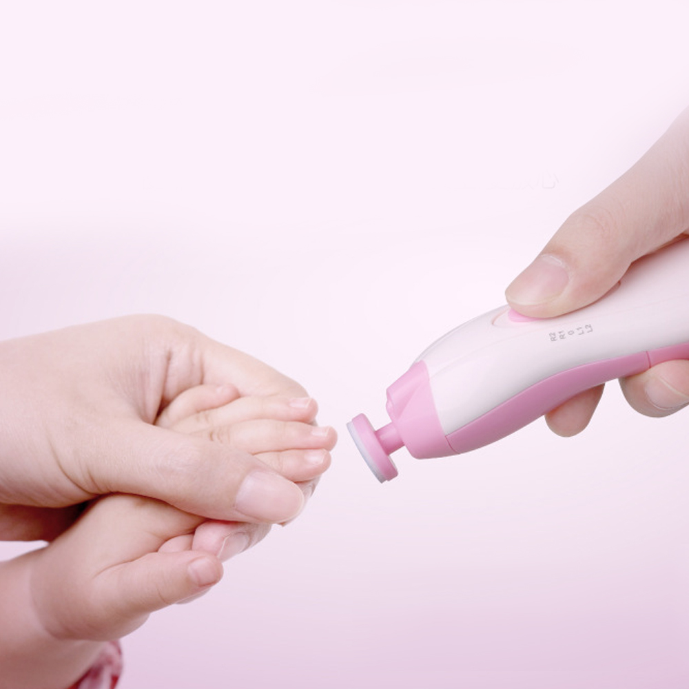 GoryeoBaby Electric Baby Nail Grinder Pen Type Kids Toenail Polish Set Grinding Machine