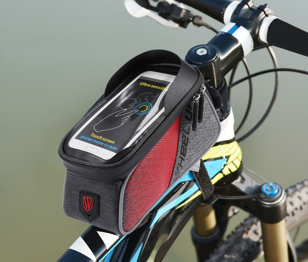 WHEELUP Touch Screen Front Top Tube Bicycle Bag Cycling Phone Pouch