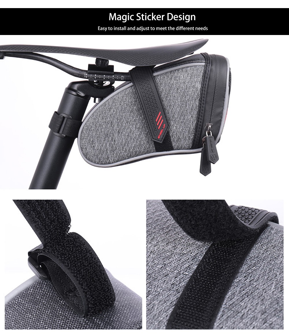 WHEELUP Bicycle Saddle Bag Bike Seat Rear Tail Pouch Cycling Accessory