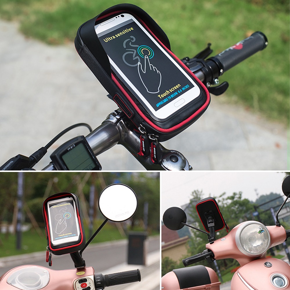 WHEELUP Bicycle Phone Bag Cycling Bracket Frame Bike Front Pouch