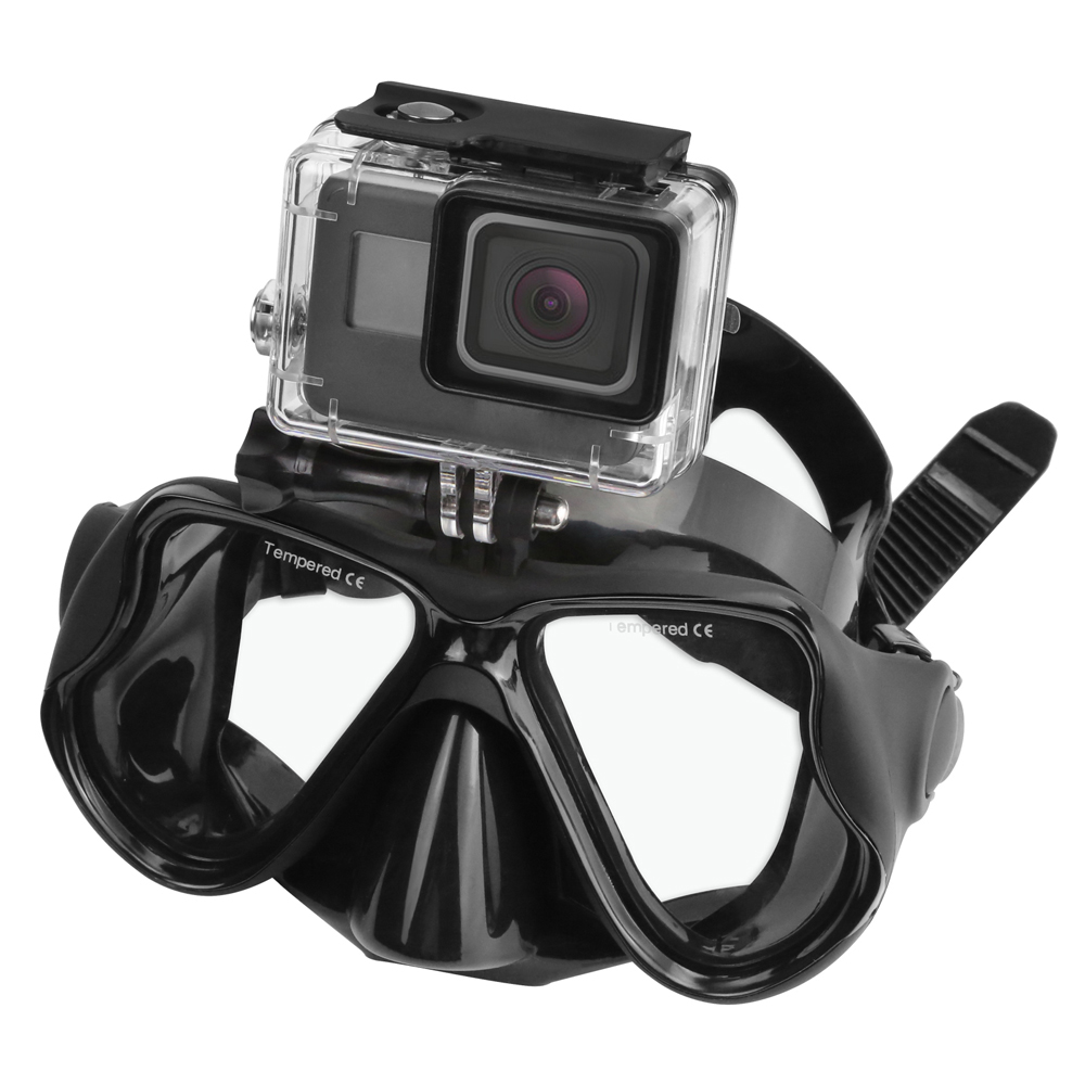 Matte Ventilation Scuba Snorkel Glasses Diving Mask for Gopro Hero 6