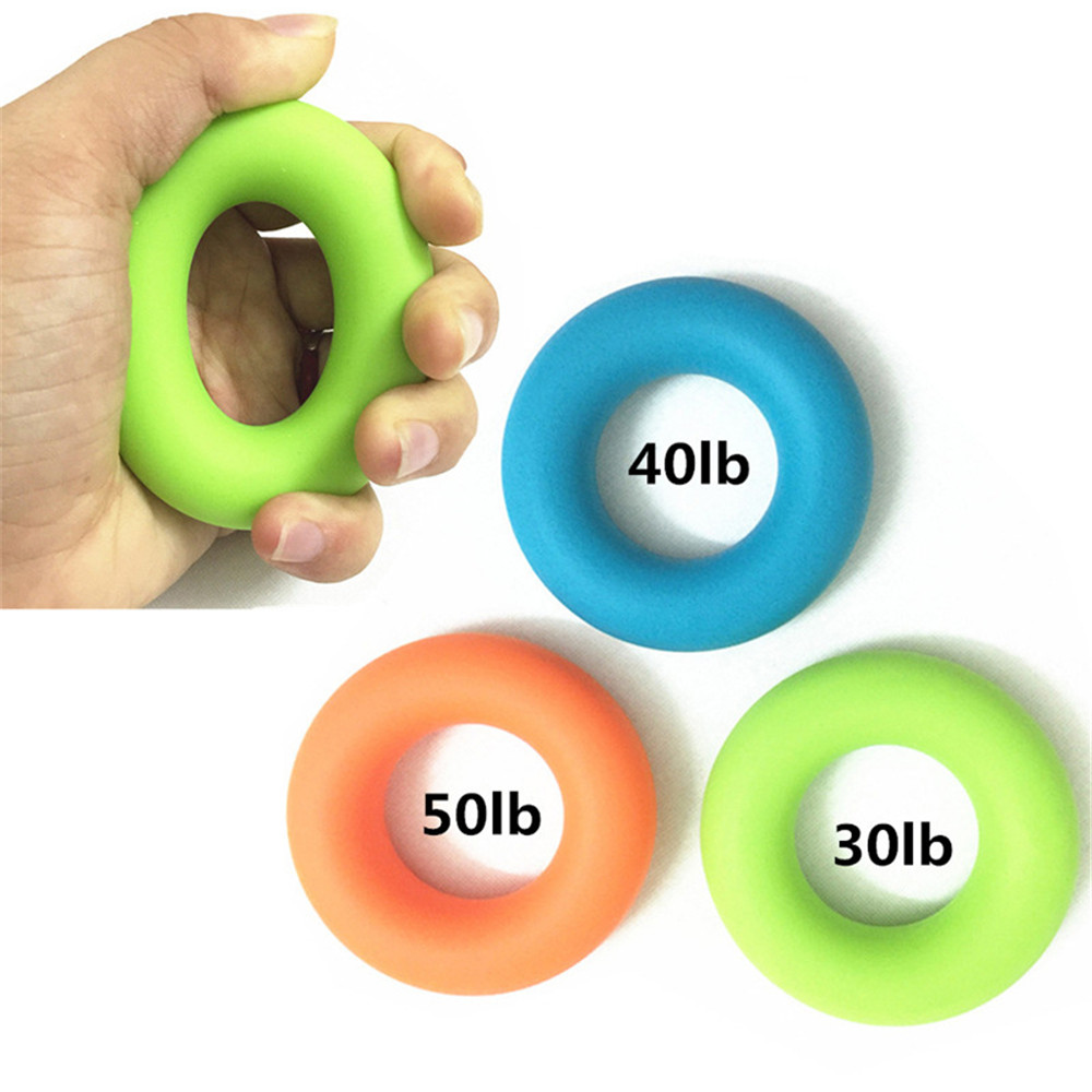 7CM Diameter Strength Hand Grip Ring Muscle Power Training Rubber 1PC