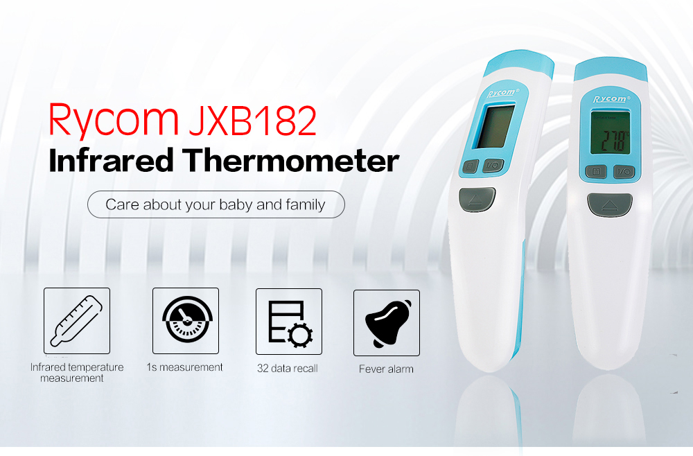 Rycom JXB182 Digital Infrared Thermometer for Baby Infants Toddlers Adults