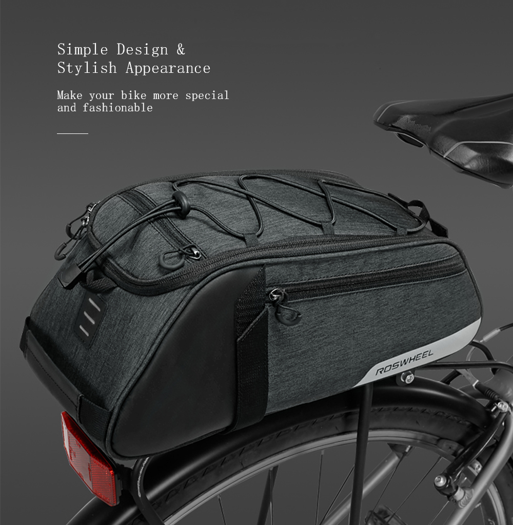 ROSWHEEL 141466 Multifunctional Bike Trunk Bag