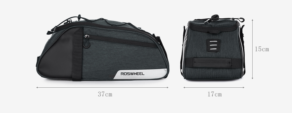 ROSWHEEL 141466 Multifunctional Bike Trunk Bag