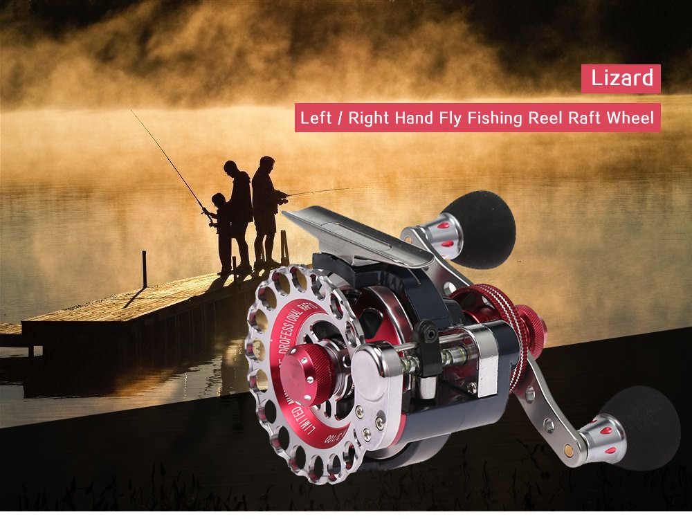 Lizard Left / Right Hand Fly Fishing Reel Raft Wheel