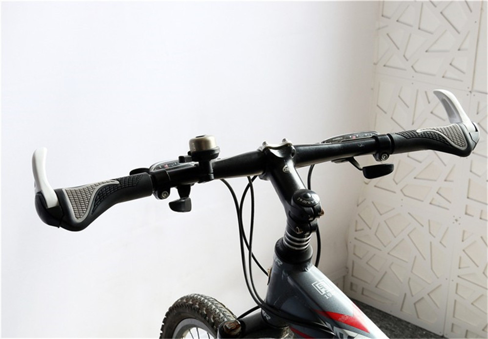 1 Pair MTB Bike Mountain Bicycle Handle Handlebar Soft Rubber Bar End Grips