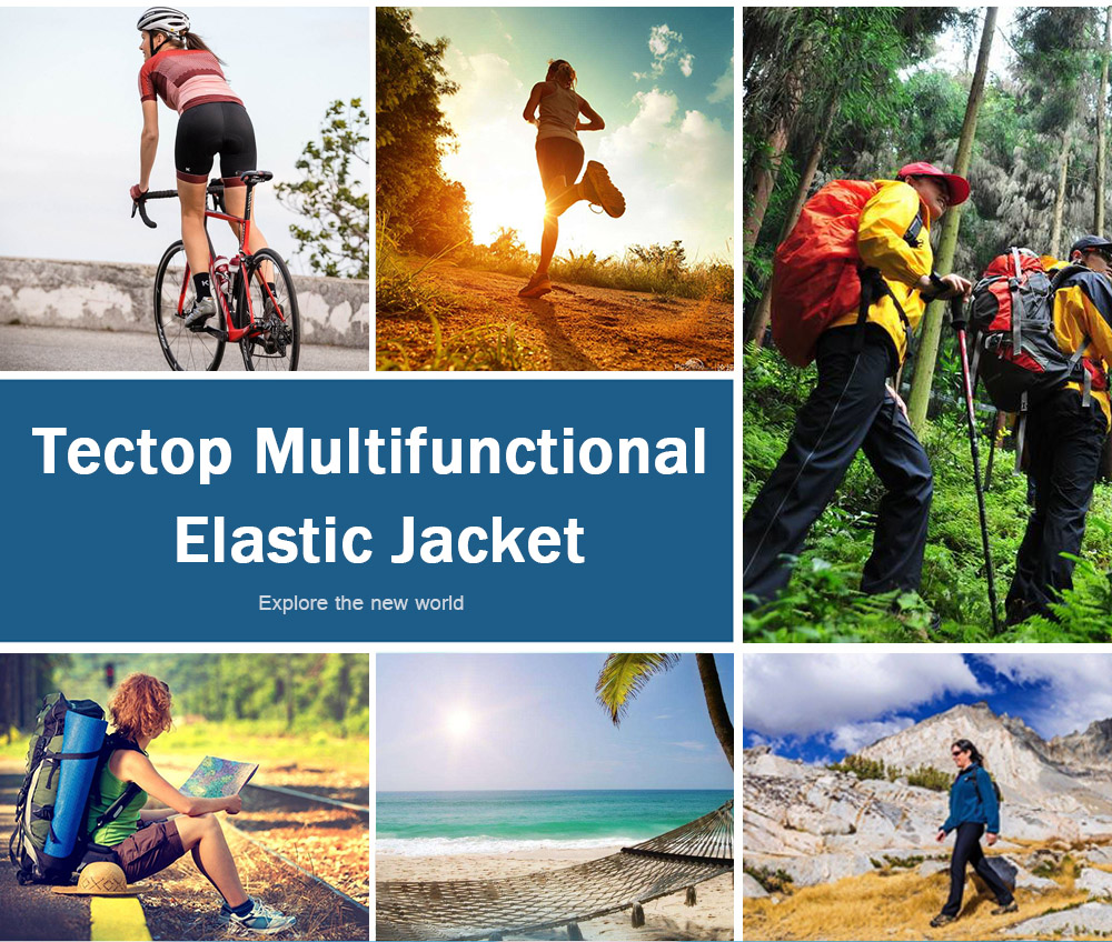 Tectop JL - 3010 Women Breathable Sports Elastic Wear-resistant Hiking Jacket