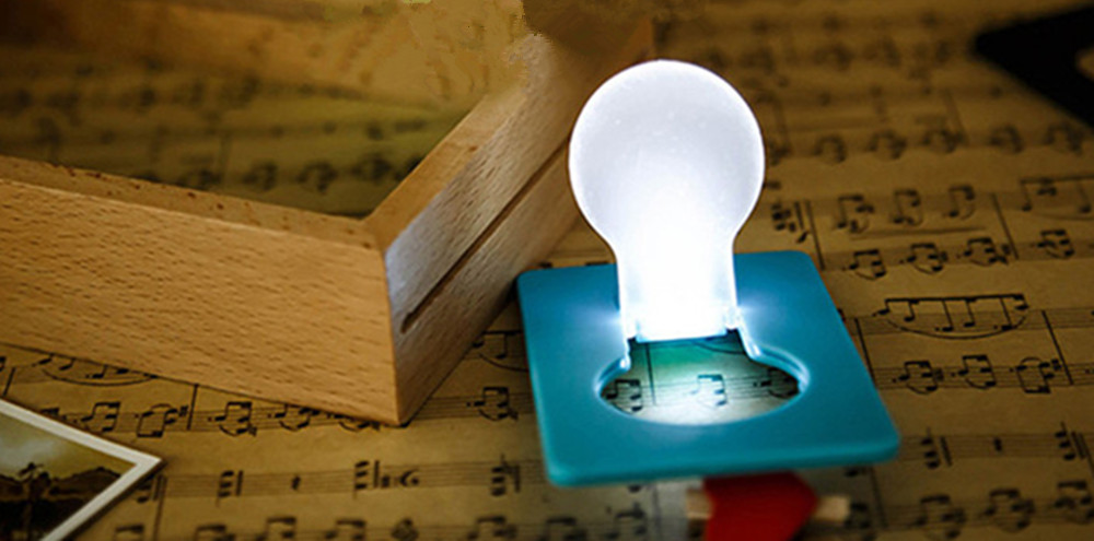 Portable Pocket LED Card Light Lamp Put in Purse
