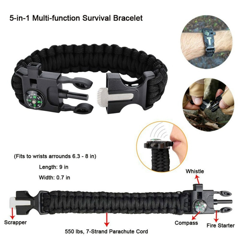 12 in 1 Multifunctional Survival Tool Kit