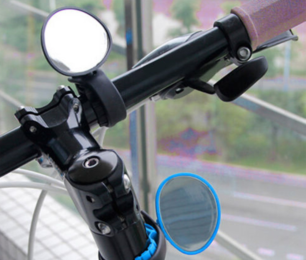 Adjustable 360 Degree Rotate Cycling Handlebar Rear View Mirror