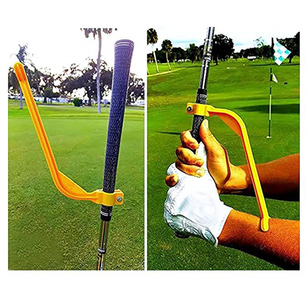 Practicing Guide Golf Swing Trainer Beginner Gesture Alignment Training Tool