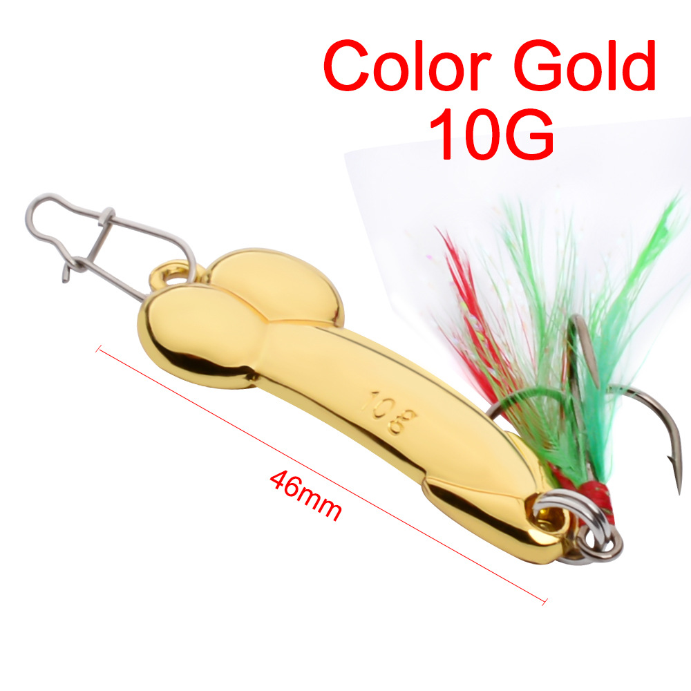 2 Color VIB Golden Silver Road Lure Sequin Fishing Bait