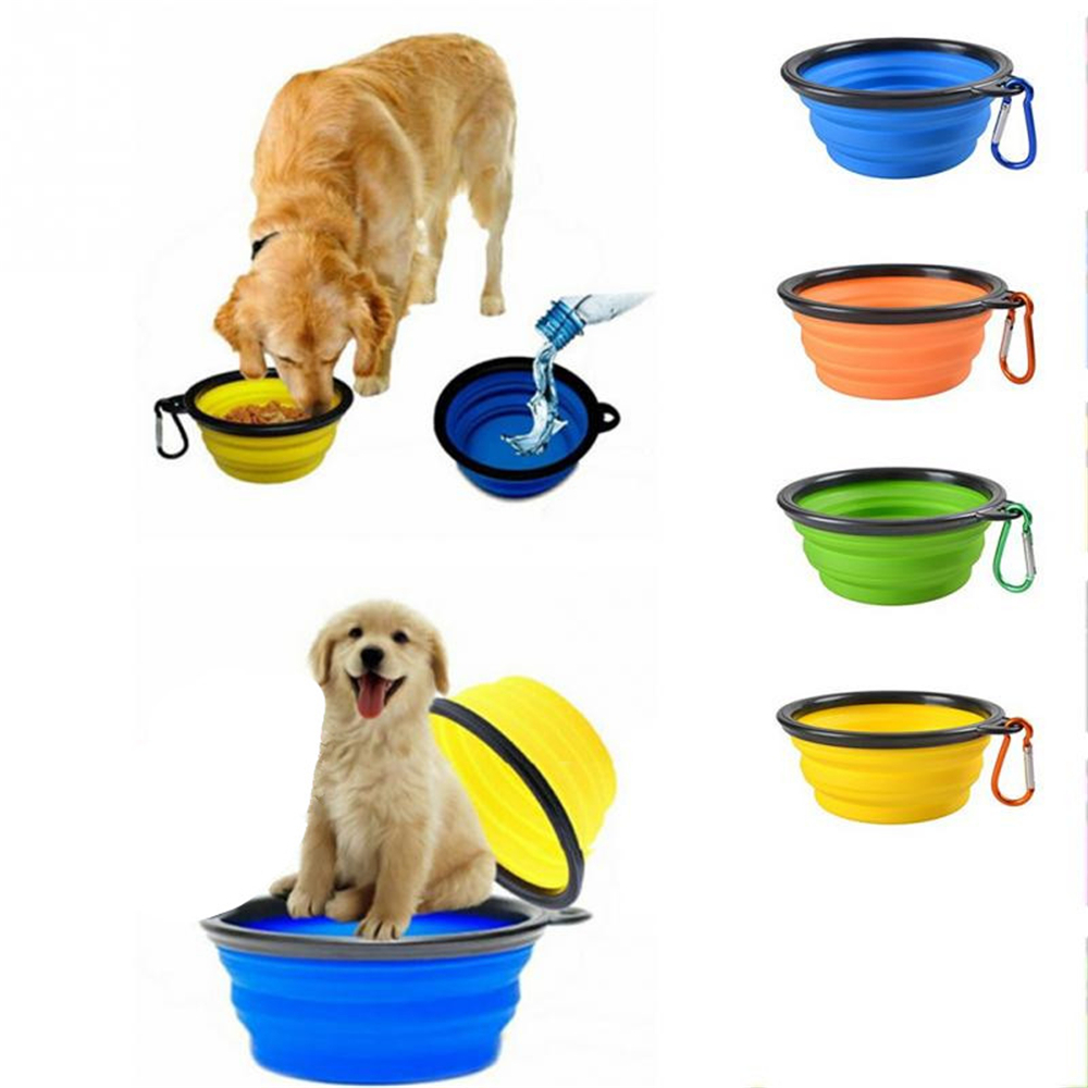 Portable Silicone Collapsible Pet Bowl