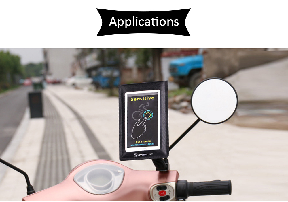 WHEELUP Bicycle Phone Bag Touchscreen Cycling Handlebar Bike Front Pouch