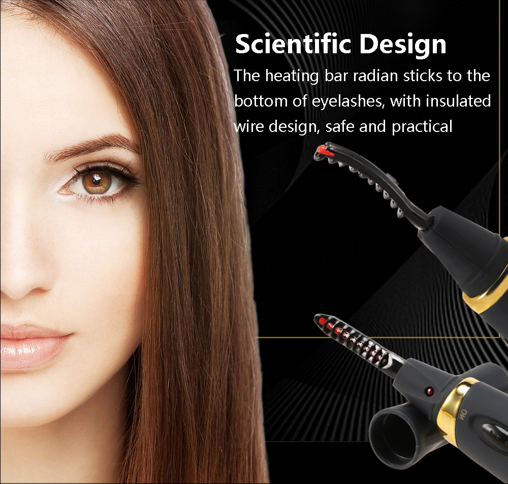 Portable Electric Eyelash Curler Makeup Beauty Tool