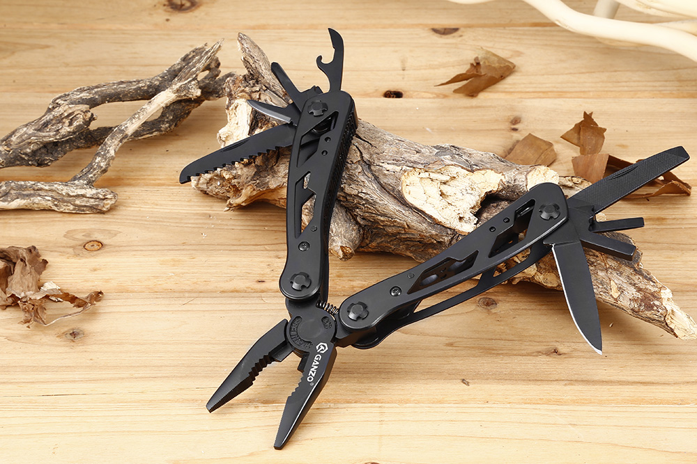 GANZO G104 Outdoor Stainless Steel Multifunctional Plier for Hiking Camping Climbing