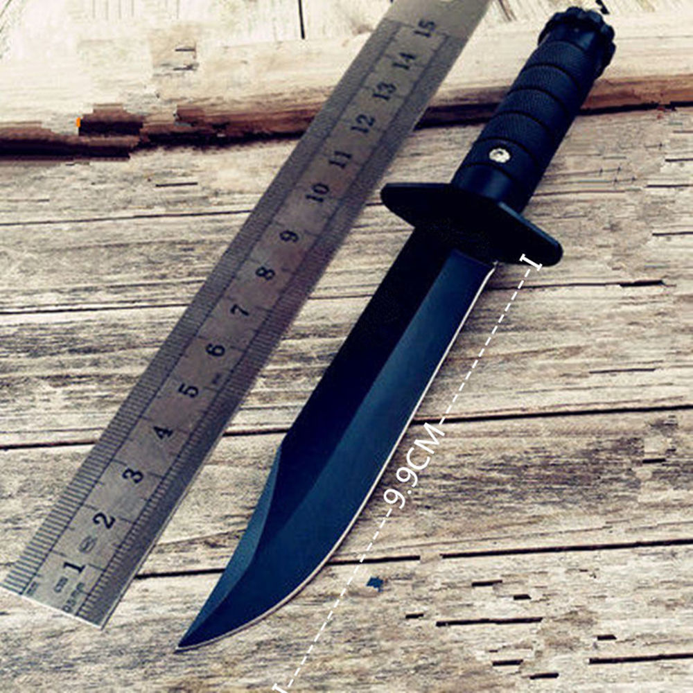 OUTDOOR Army Fixed Blade Hunting Knife Fighting Straight Knife Knives EDC