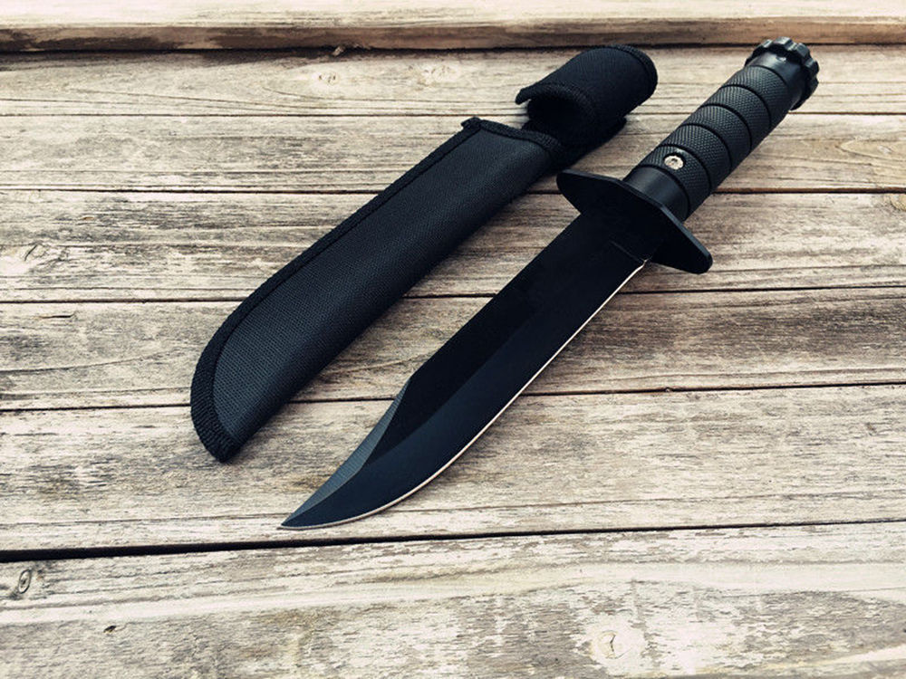 OUTDOOR Army Fixed Blade Hunting Knife Fighting Straight Knife Knives EDC