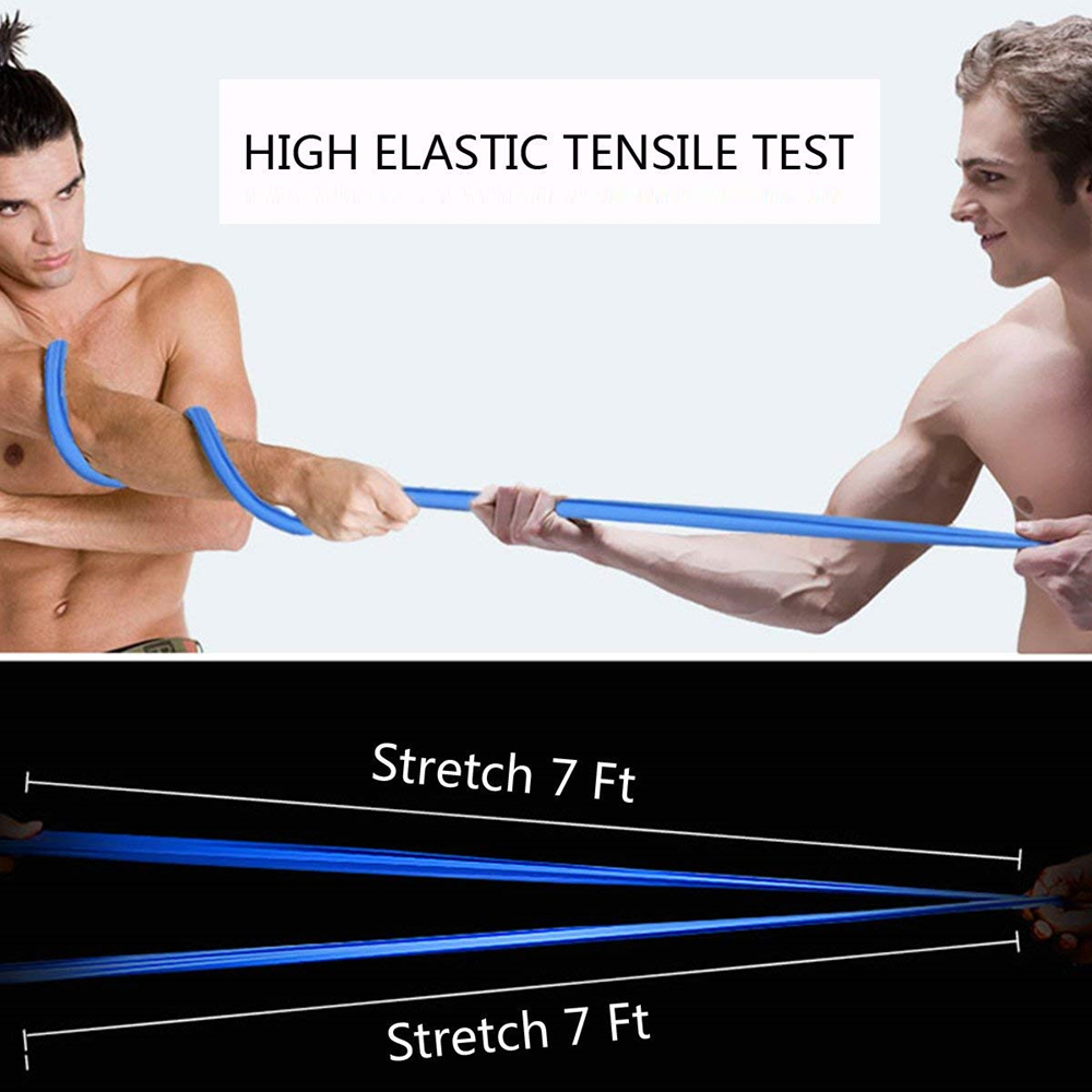 HANDISE Super Exercise Band 7 ft. Long Latex Free Resistance Bands
