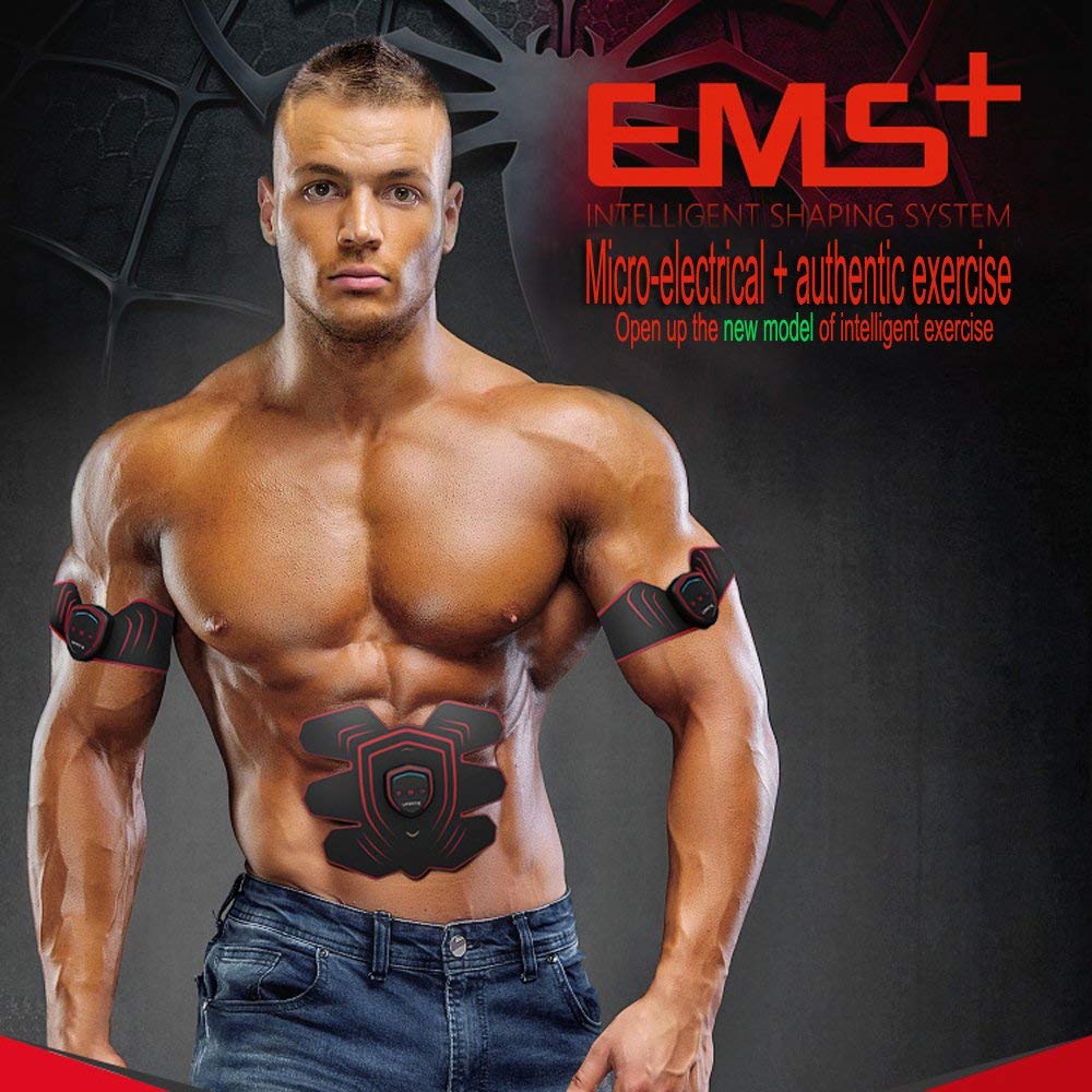 HANDISE ABS Stimulator Muscle Toner Abdominal Toning Belt Muscle EMS Trainer ABS