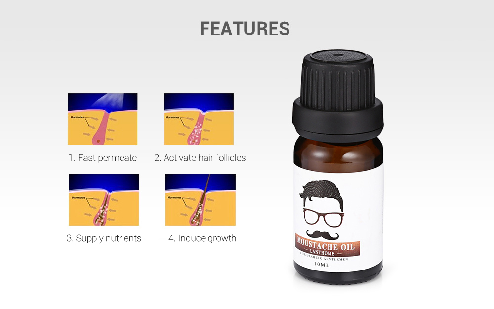 Moustache Essential Oil for All Types of Beard
