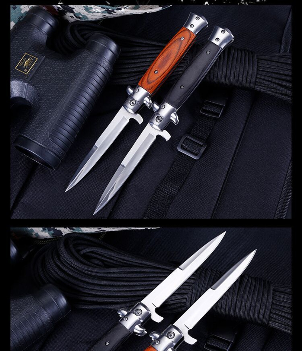 Outdoor Camping with High Hardness Swiss Multi-Function Folding Survival Knife
